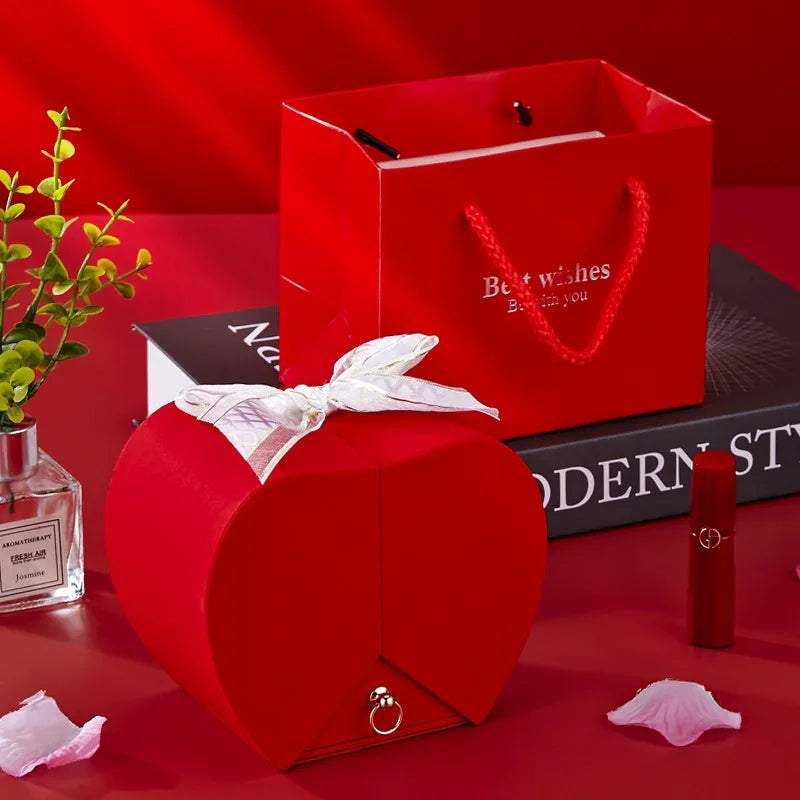 Christmas Gift Party Favor Flower Box Gift Box Birthday for Mother Girlfriend Womens Gifts Bridesmaid Valentines Day Gift